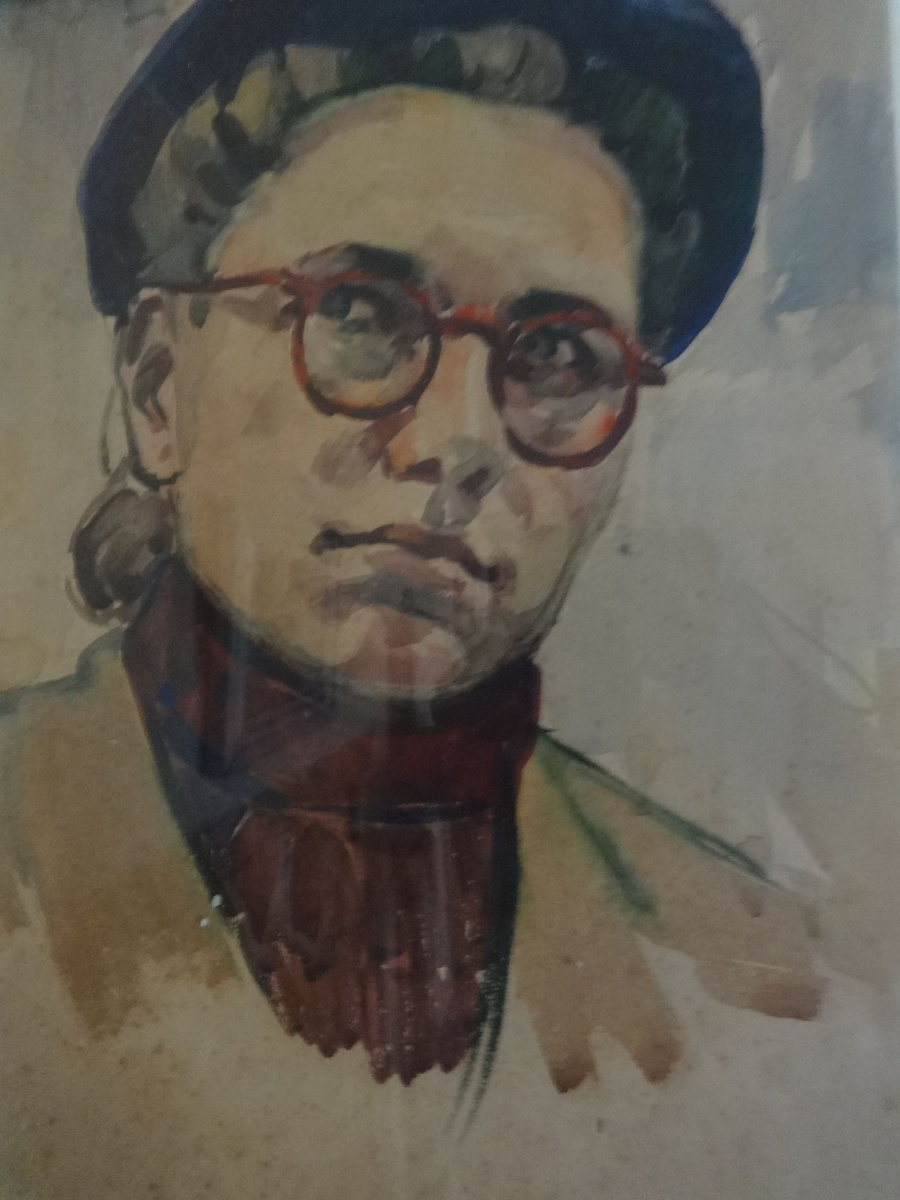 Valentina Pavlovna Kapitonova. Self-portrait