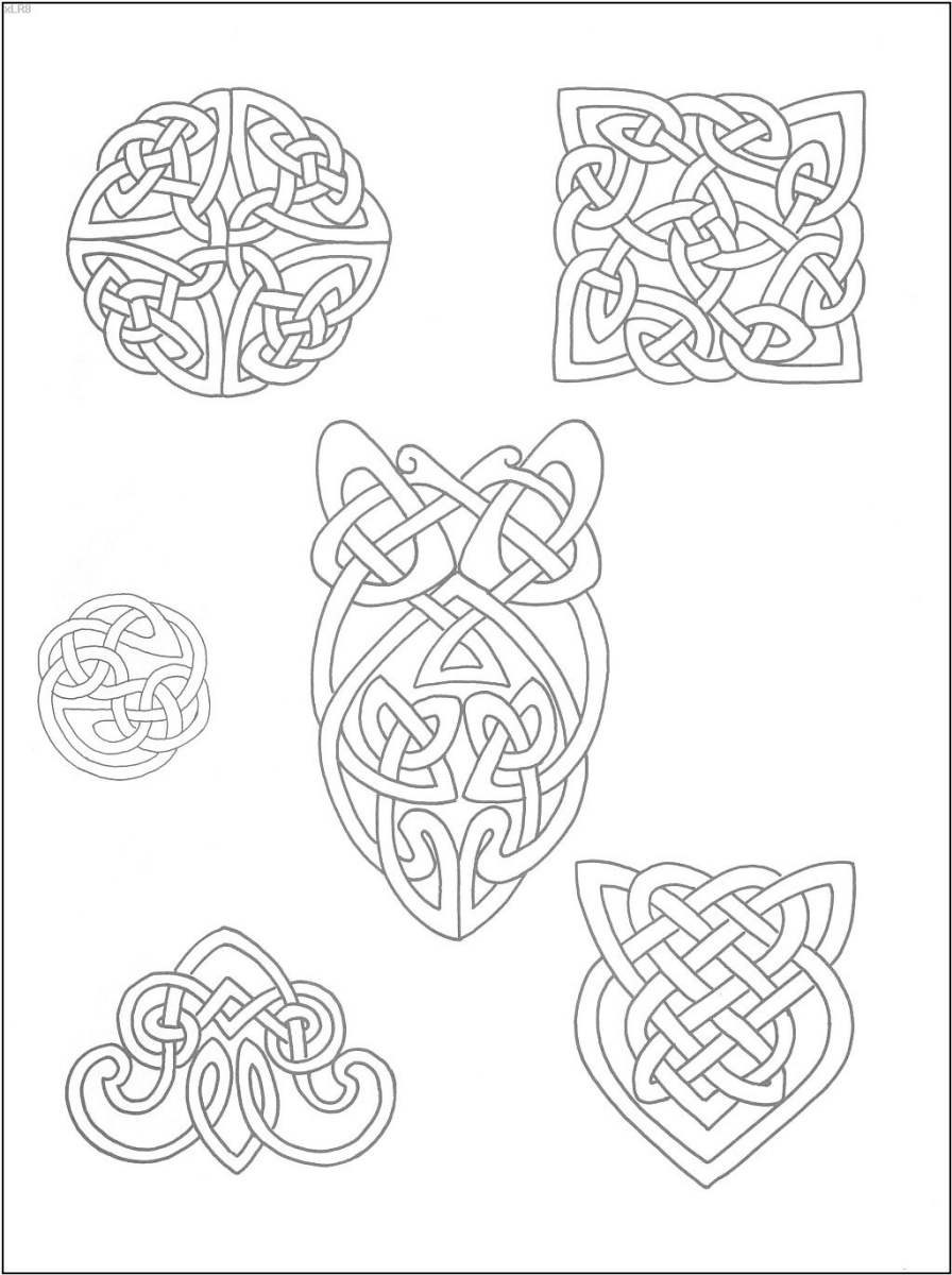 Плетеные орнаменты древних кельтов