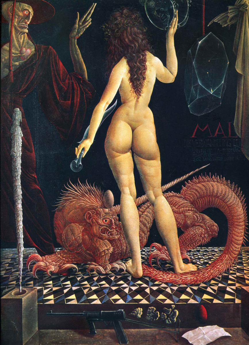 Ernst Fuchs. Metamorphoses Of Lucretia