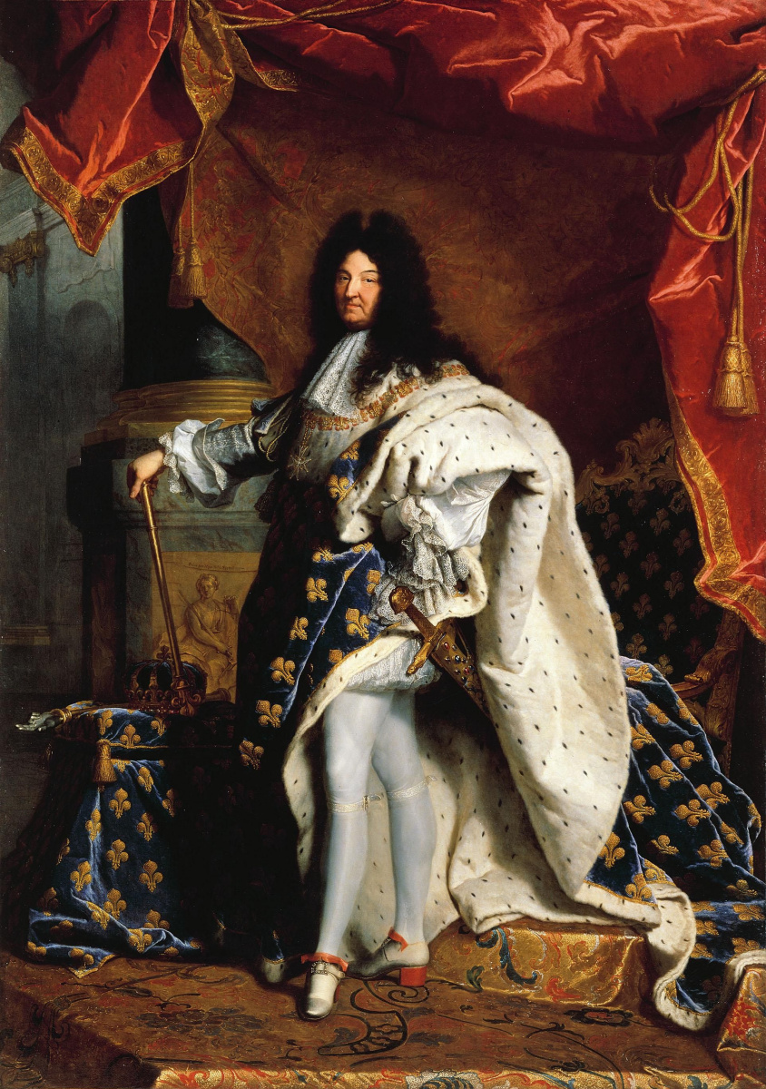 Hyacinth Rigo. Portrait of Louis XIV