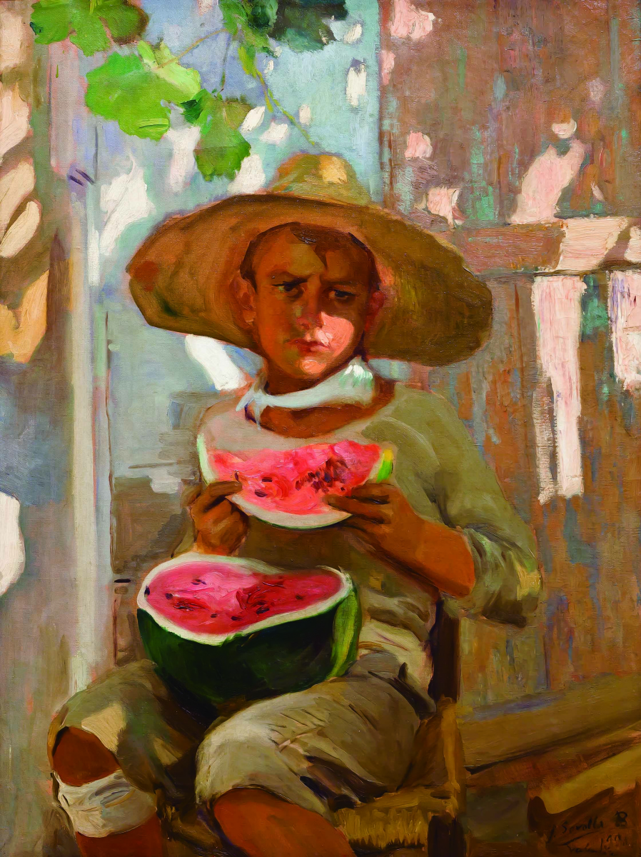 Joaquin Sorolla. Boy with watermelon