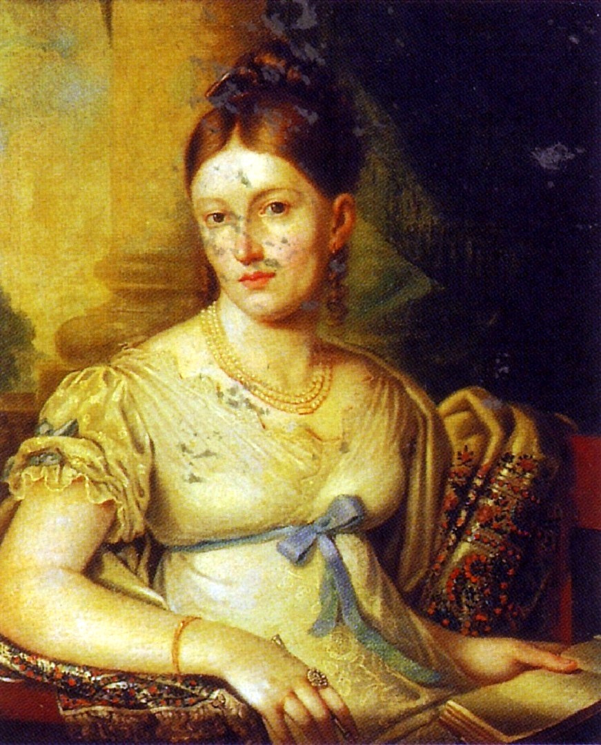 Ivan Vasilyevich Bugaevsky-Grateful (Bogaevsky). Portrait Of Helena Christianovna Macevoy