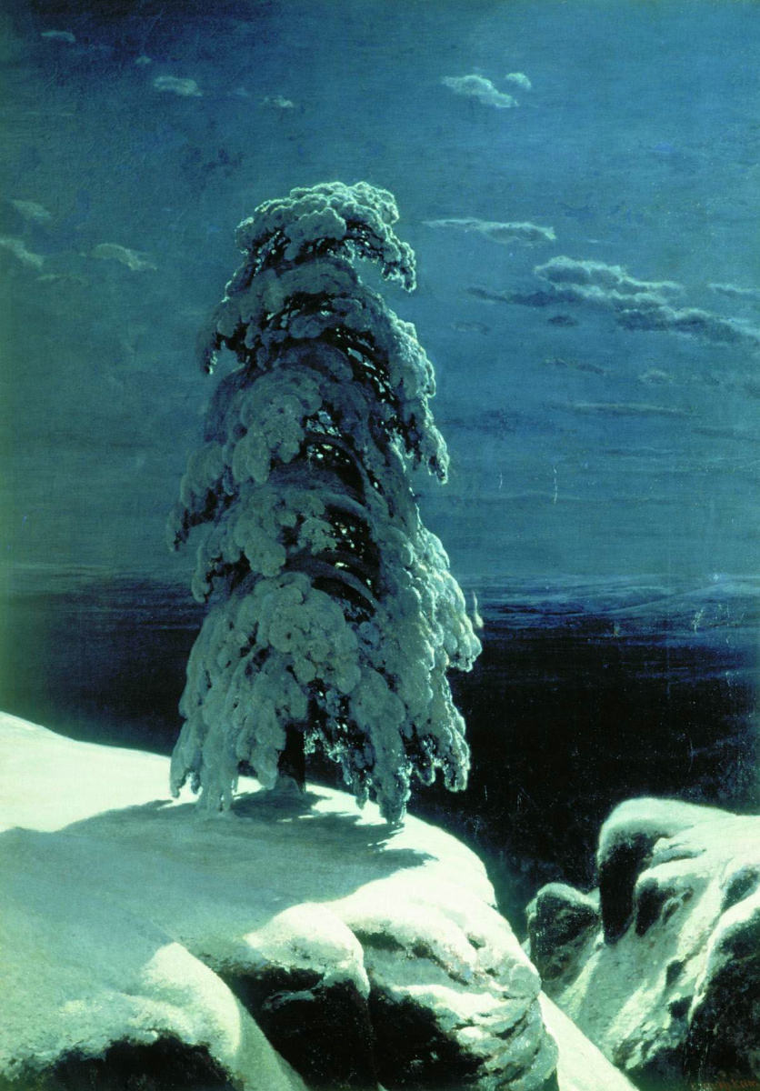 Ivan Shishkin. "In the Northern wilderness ..."