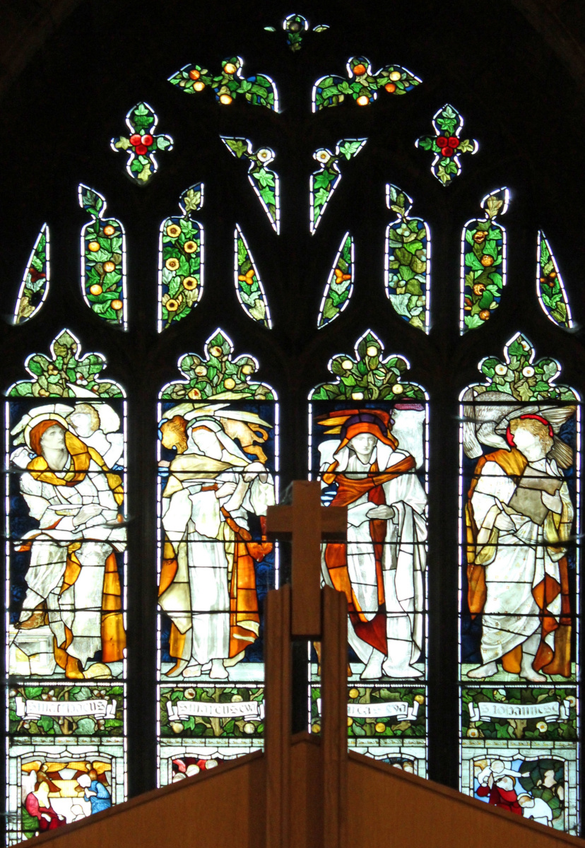 William Morris. The Western Window of the Four Evangelists of the Church of All Saints in Allerton (co-authored with Edward Burne-Jones)