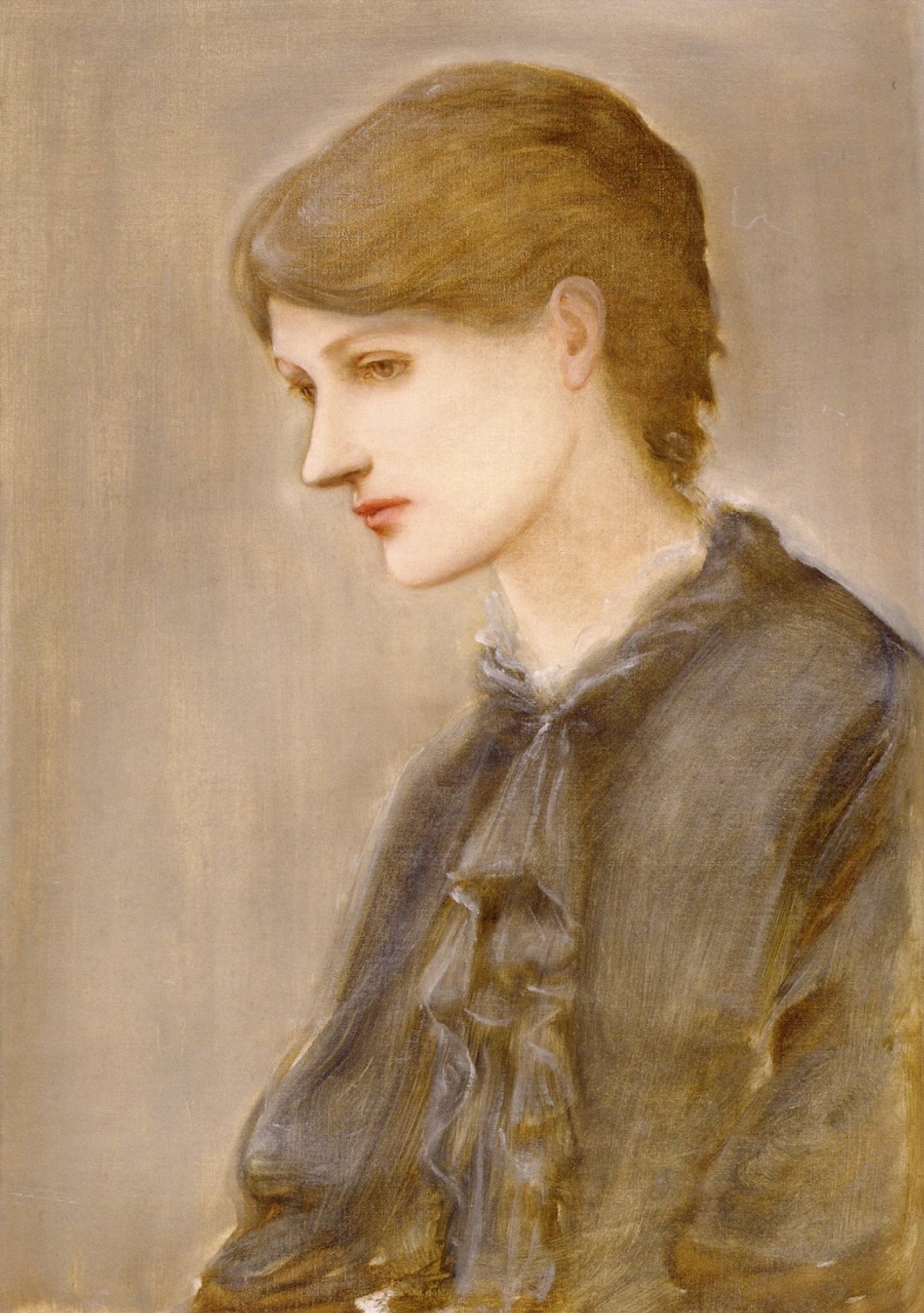 Portrait of Mrs. W. J. Stillman, née Marie Spartali, 1870, 49×70