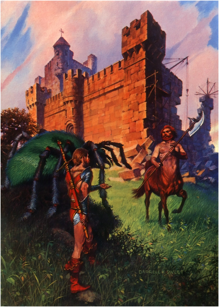 Картина защита. Даррелл Свит (Darrell k. Sweet). Принц Даррелл арт. Castle Roogna Hanguk book. Даррелл Свит обмен подарками.