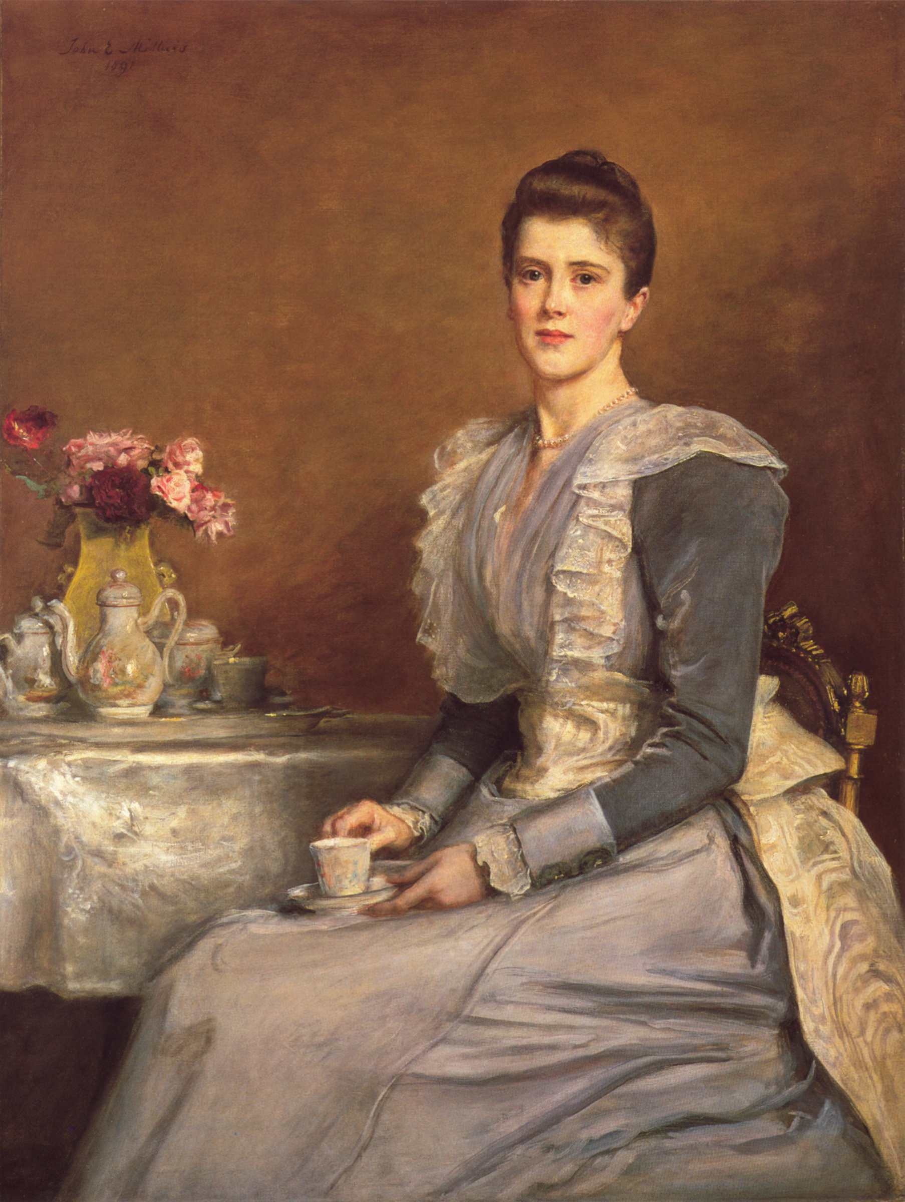 Mary Chamberlain Mrs Joseph Chamberlain 11 102 134 Cm By John Everett Millais History Analysis Facts Arthive