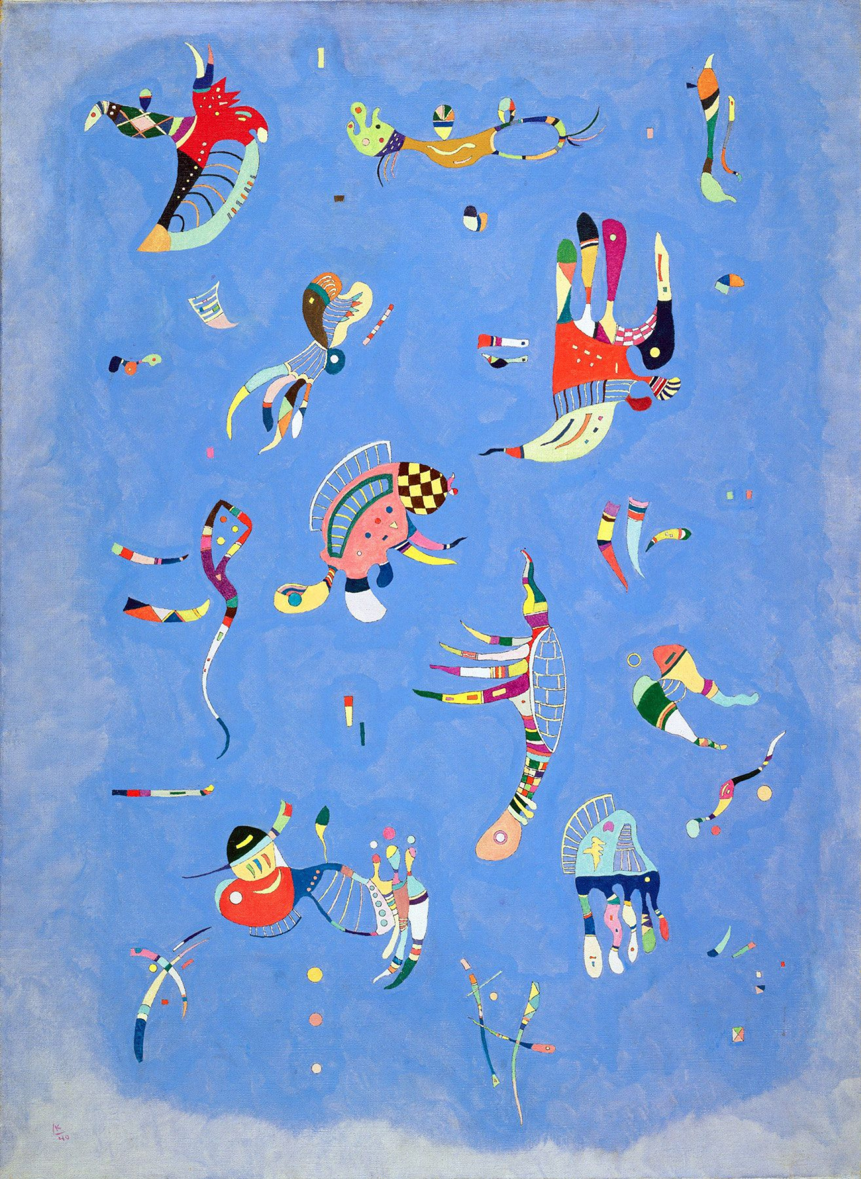 Василий Кандинский - Синее небо, 1940, 73×100 см: Описание произведения
