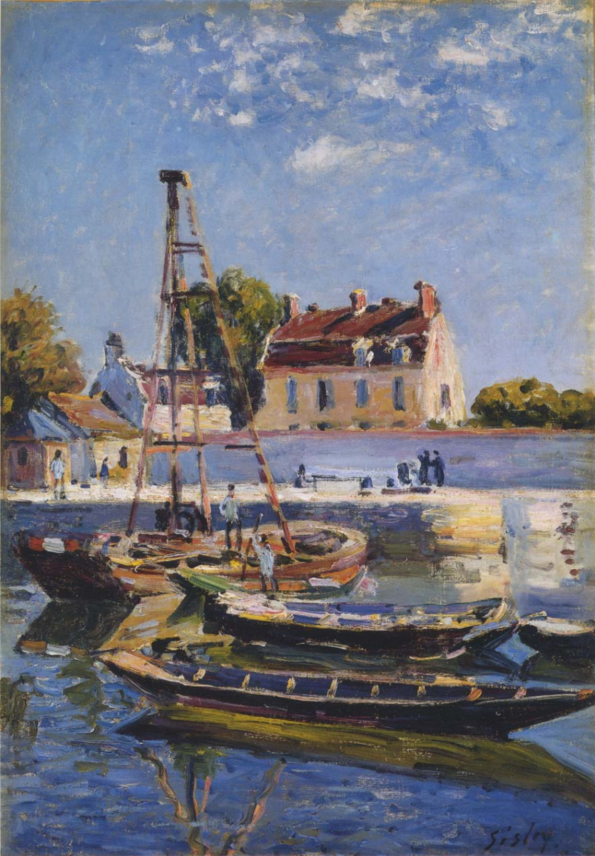 Alfred Sisley. Boats