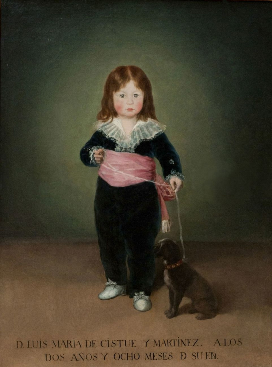 Francisco Goya. Portrait of Louis Marie de Cisto-and-Martinez