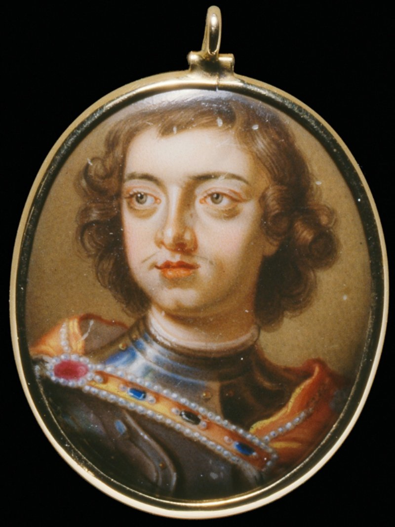 Буат Шарль портрет царя Петра i, около 1698