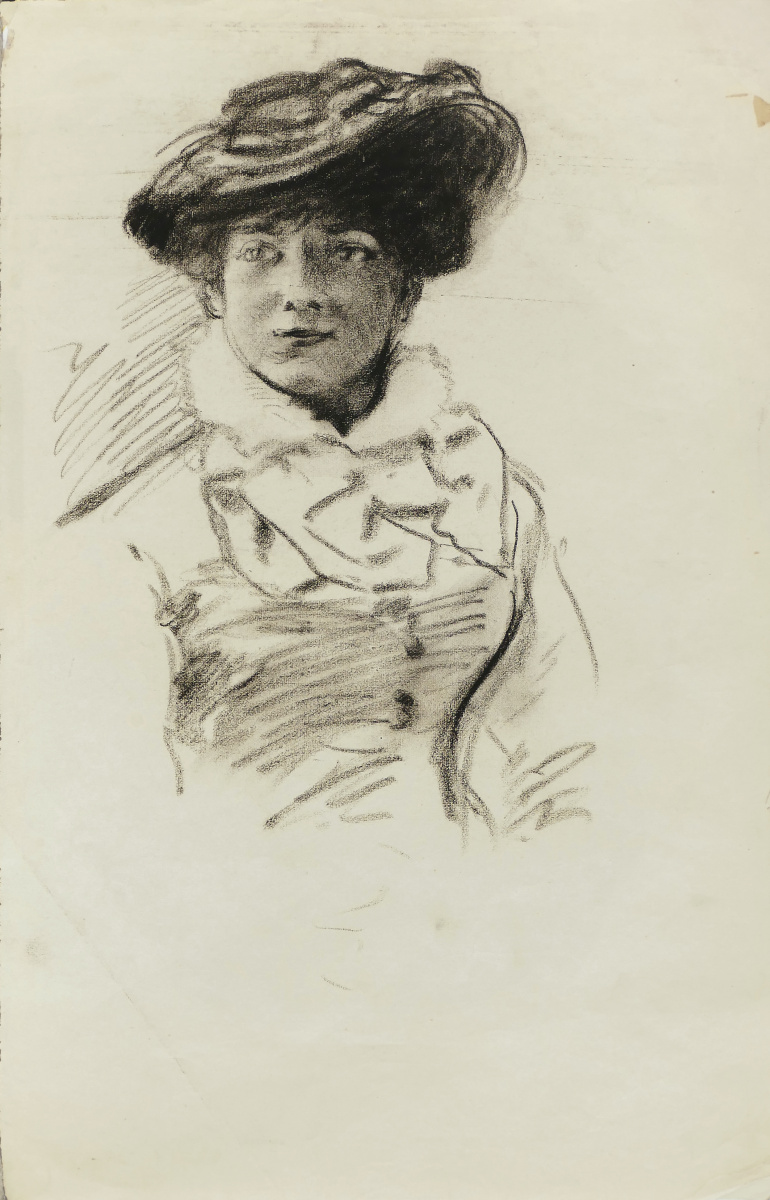 Alfred Dehodencq. Portrait of an unidentified young woman