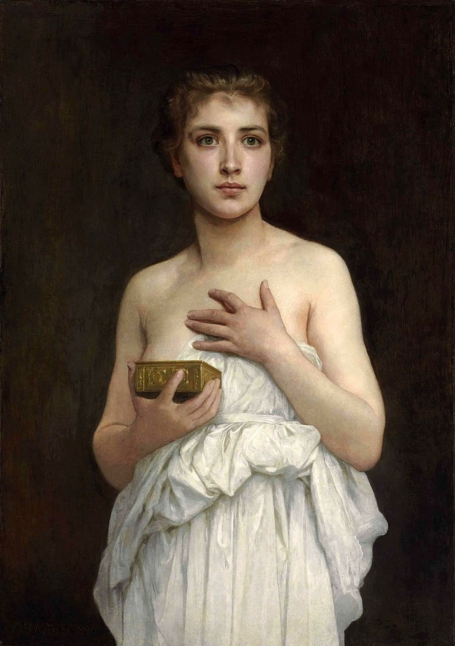 muelle impactante Derribar William-Adolphe Bouguereau Pandora, 1890, 64×92 cm: Descripción de la obra  | Arthive
