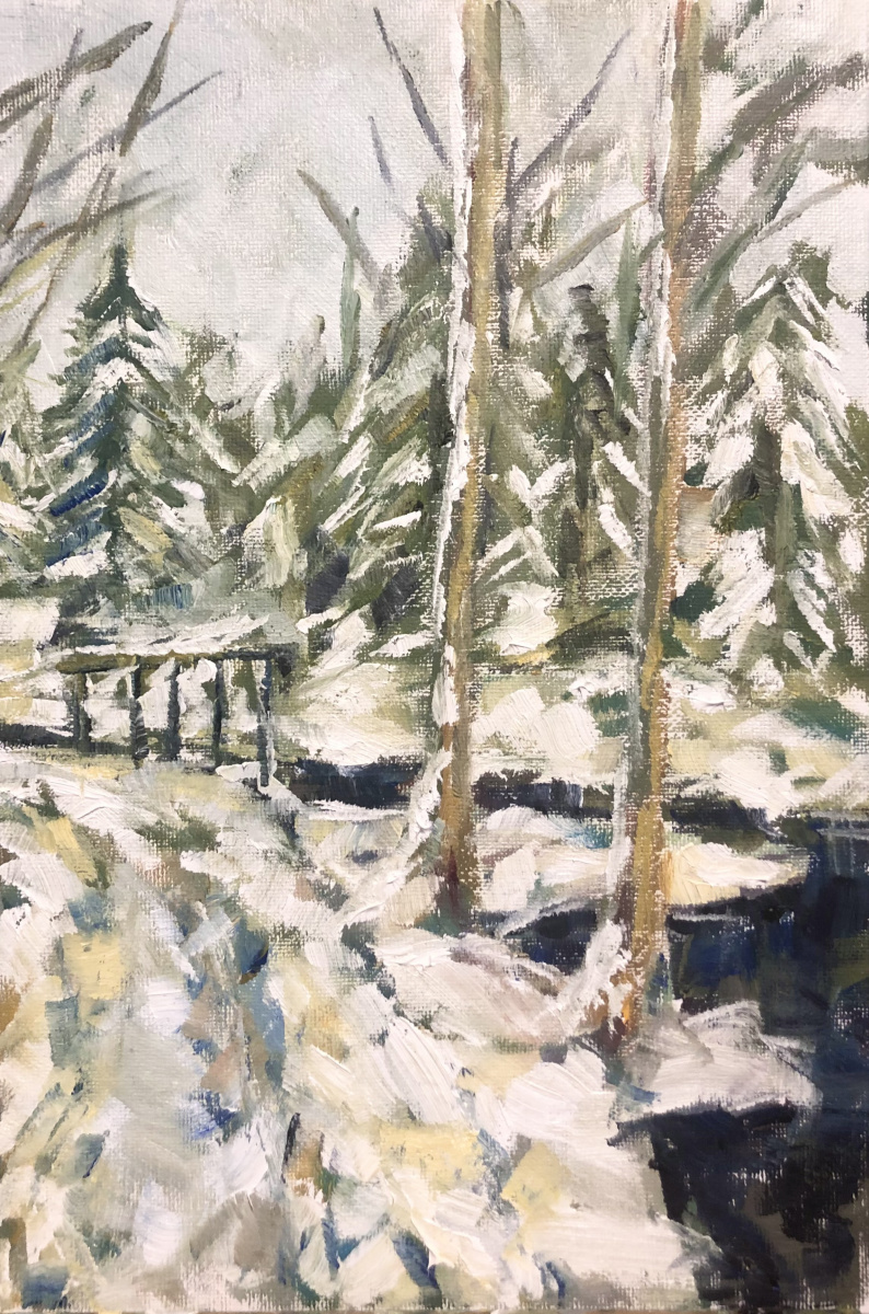 Yaroslav Nikitich Antonov. "Winter River."