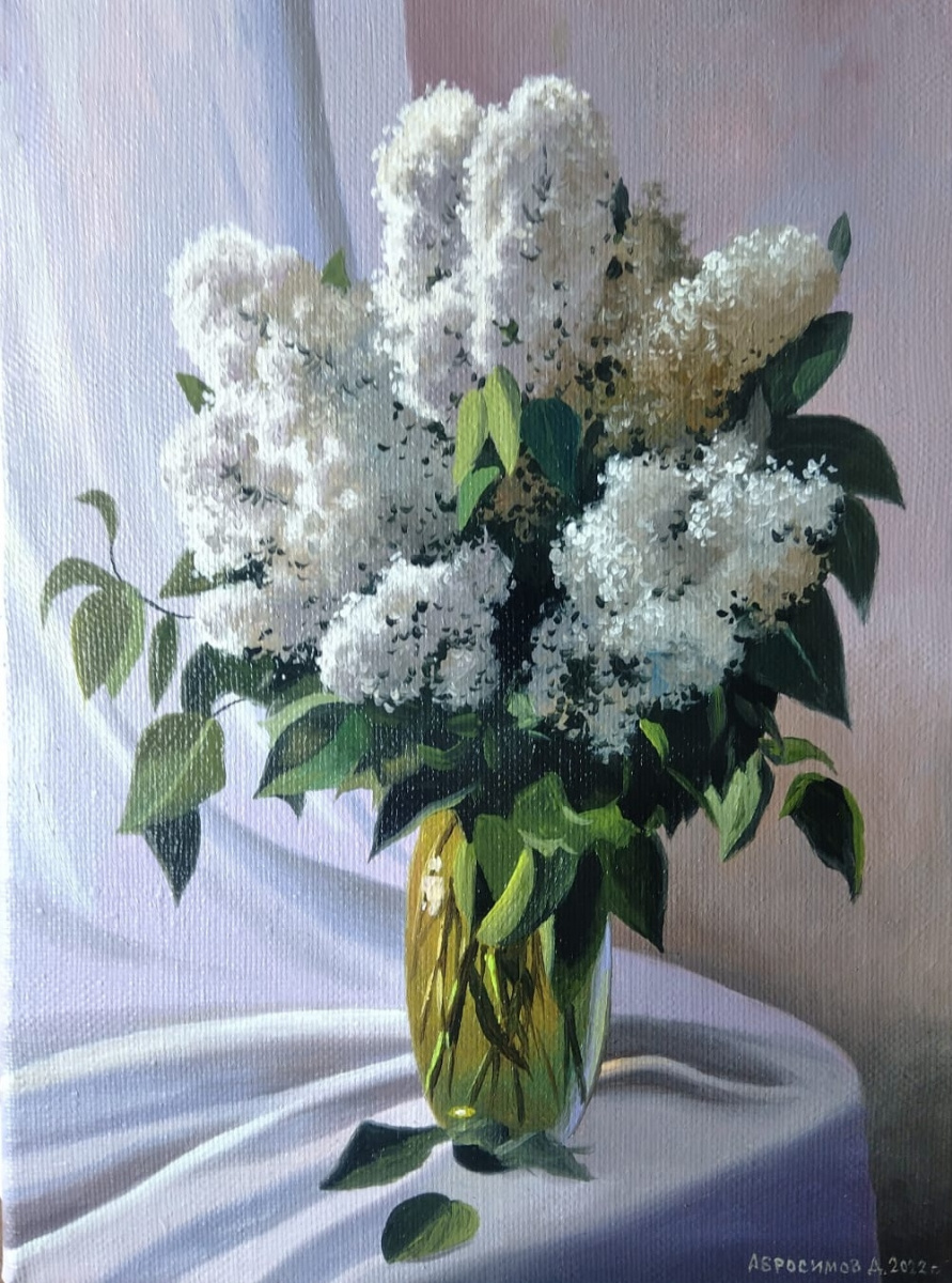 Dmitry Abrosimov. White Lilacs