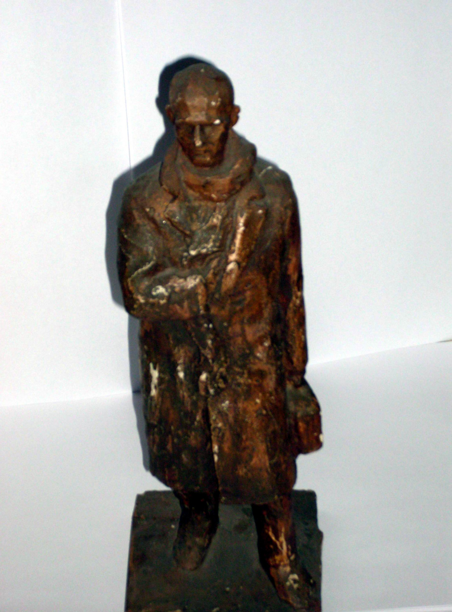 Herman Ivanovich Vinogradov. Model of the monument to N.M. Rubtsov