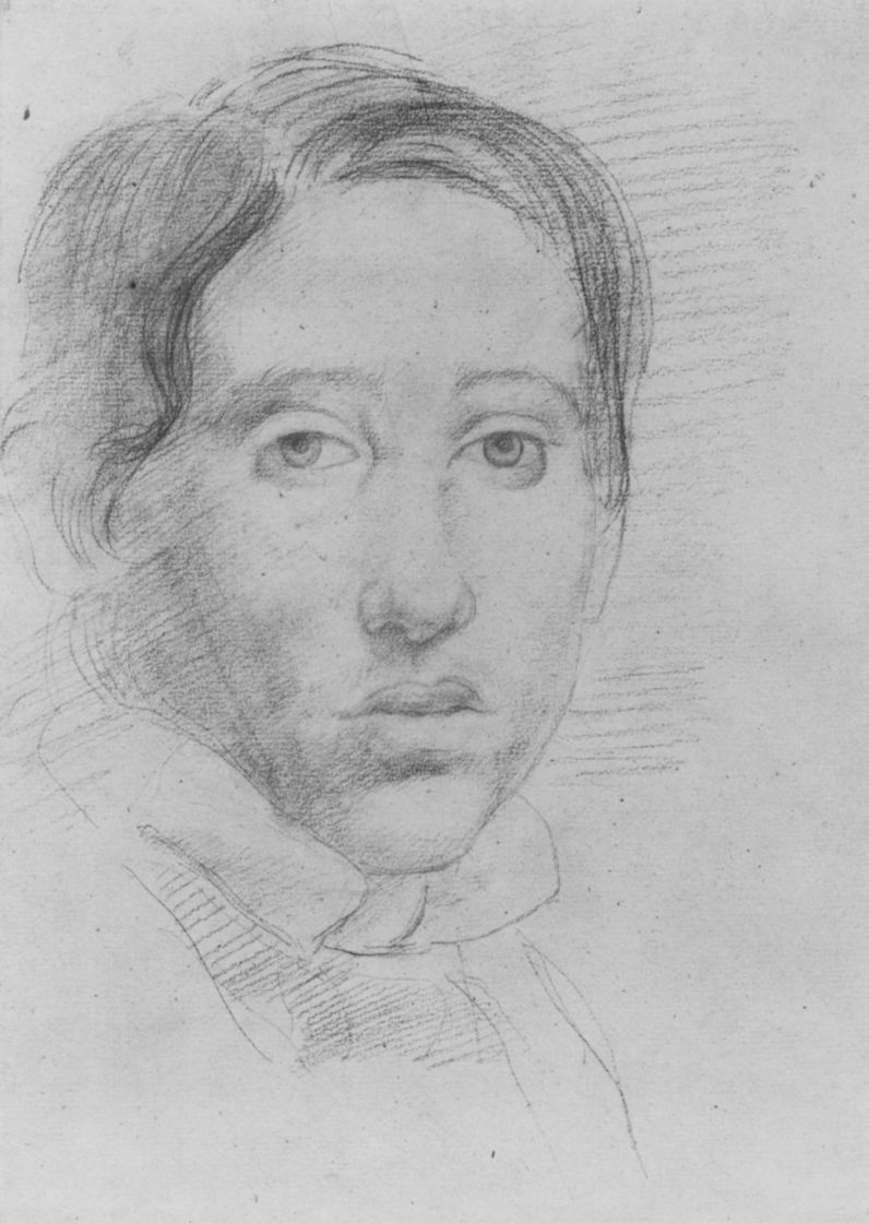 Эдгар Дега автопортрет 1855