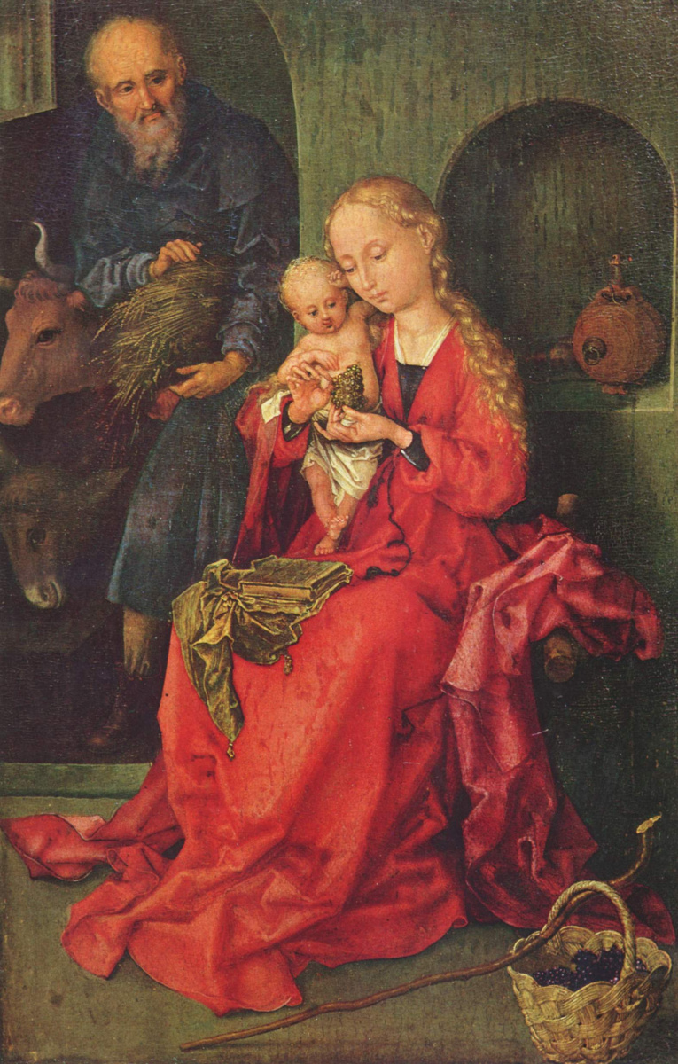 Martin Schongauer. Holy family