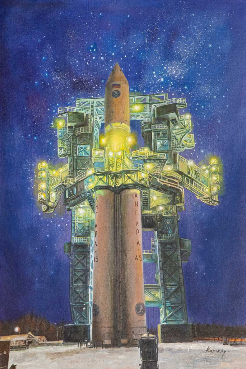 Savely Kamsky. Angara rocket launch