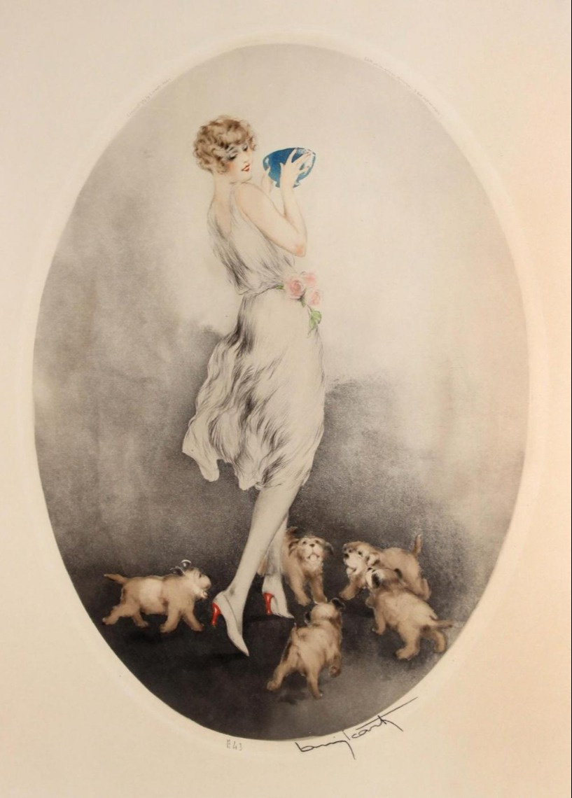 Louis Icart. Meal Time