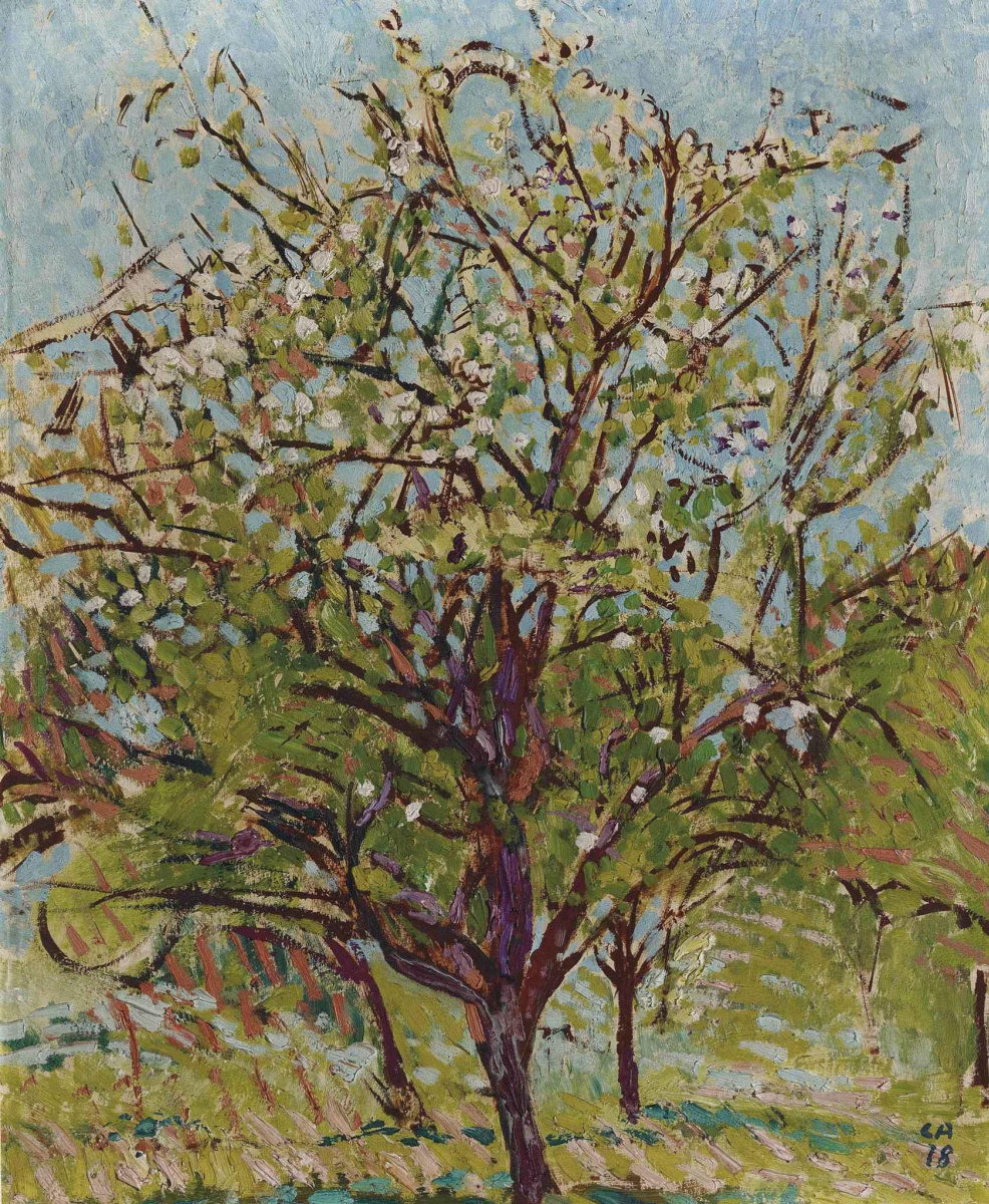 Cuno Amiet. Spring. Blooming tree