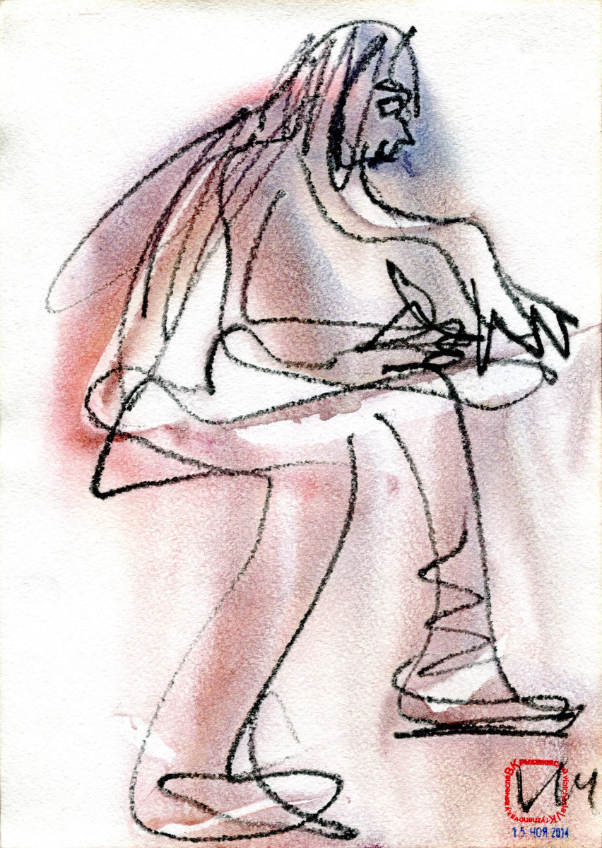 Vyacheslav Kryzhanovsky. Drawing Girl 2