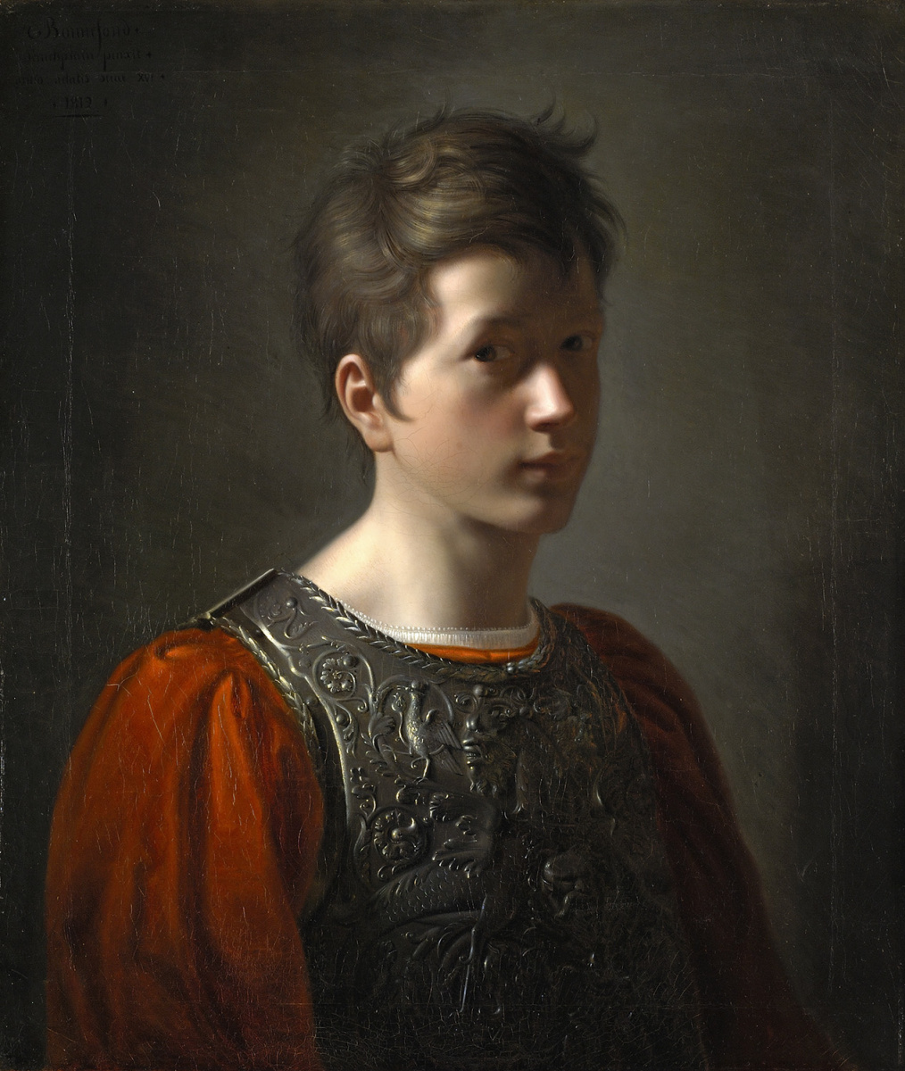 Jean Claude Bonnefond. Self-portrait as a teenager