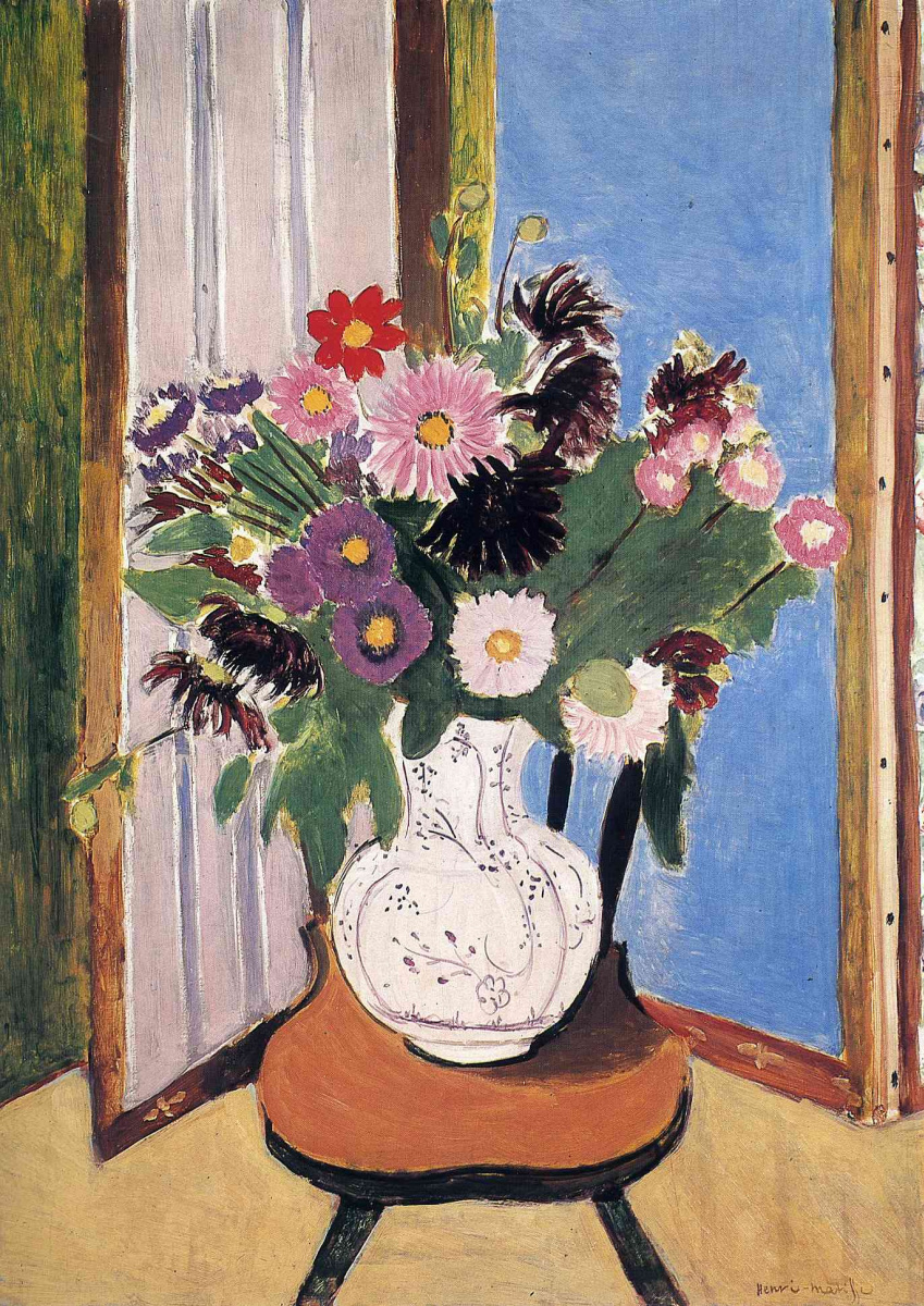 Henri Matisse. Vase with flowers