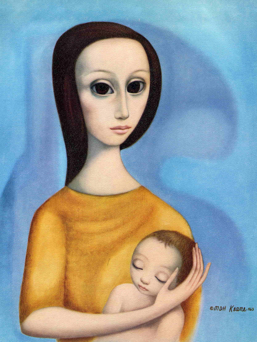 Мама кин. Margaret Keane картины.