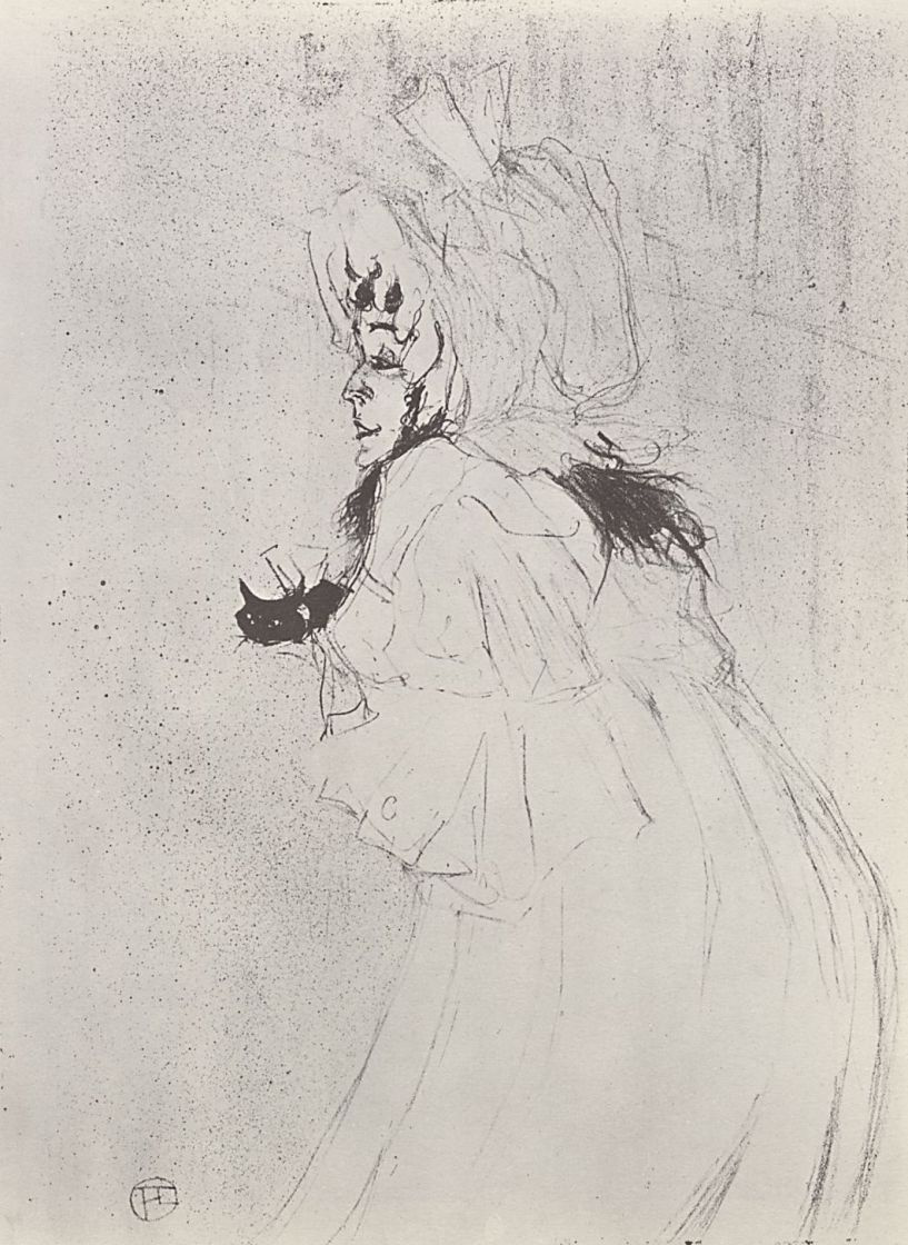 Henri de Toulouse-Lautrec. May Belfort saluant