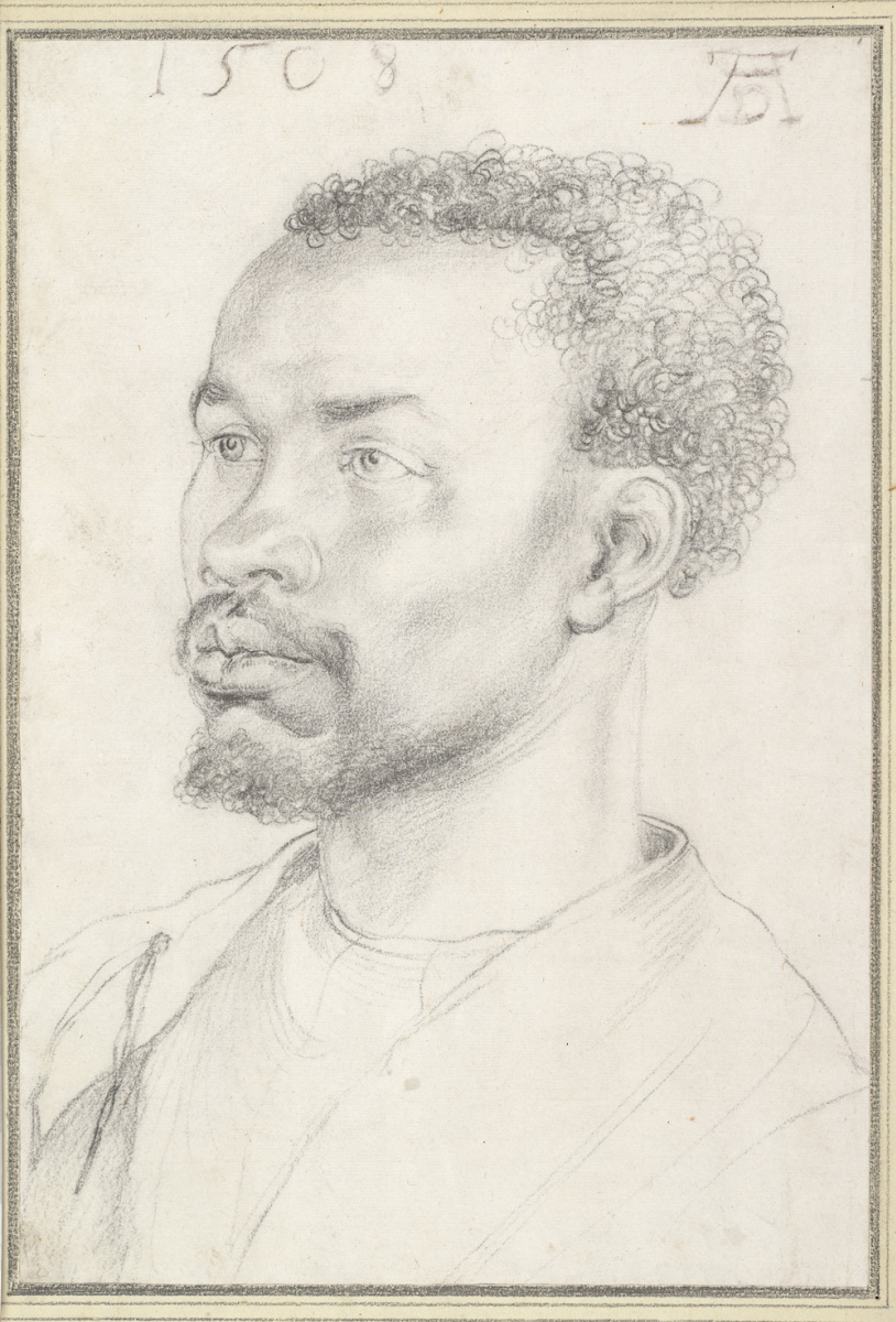 Albrecht Dürer. Portrait of black men