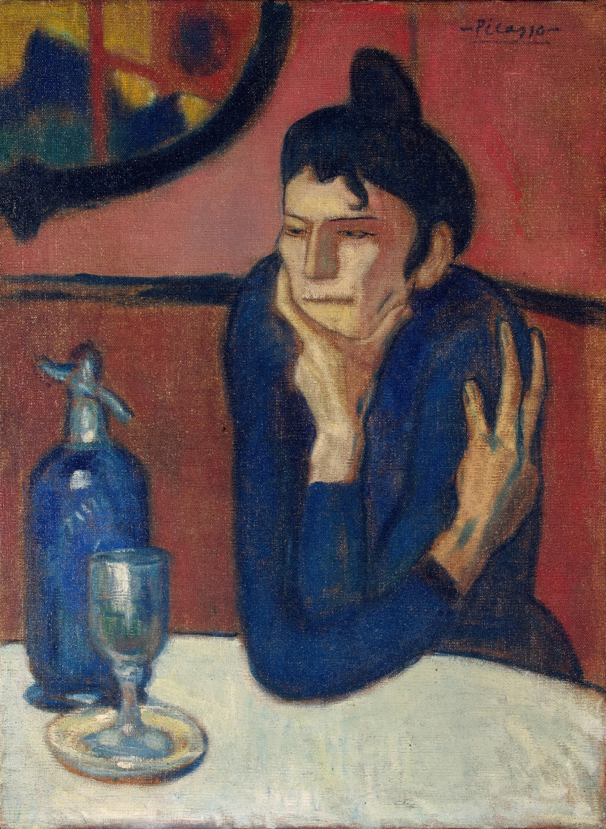 Pablo Picasso. The absinthe drinker