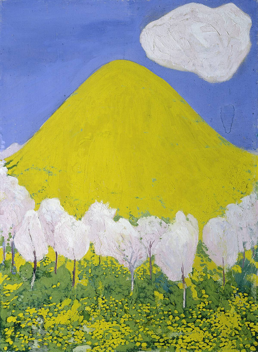 Cuno Amiet. Yellow hill