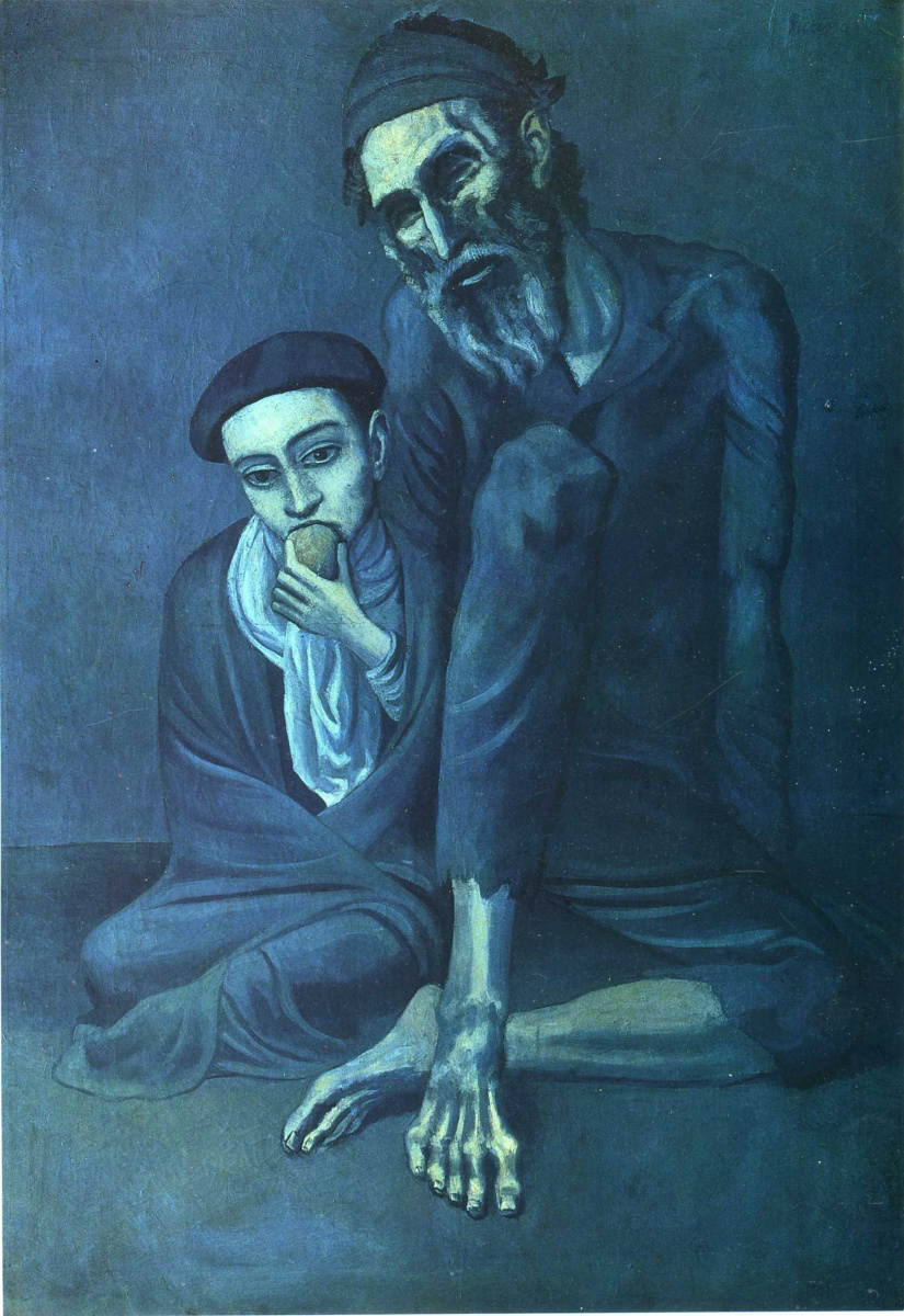 Pablo Picasso. Old Jew and a Boy