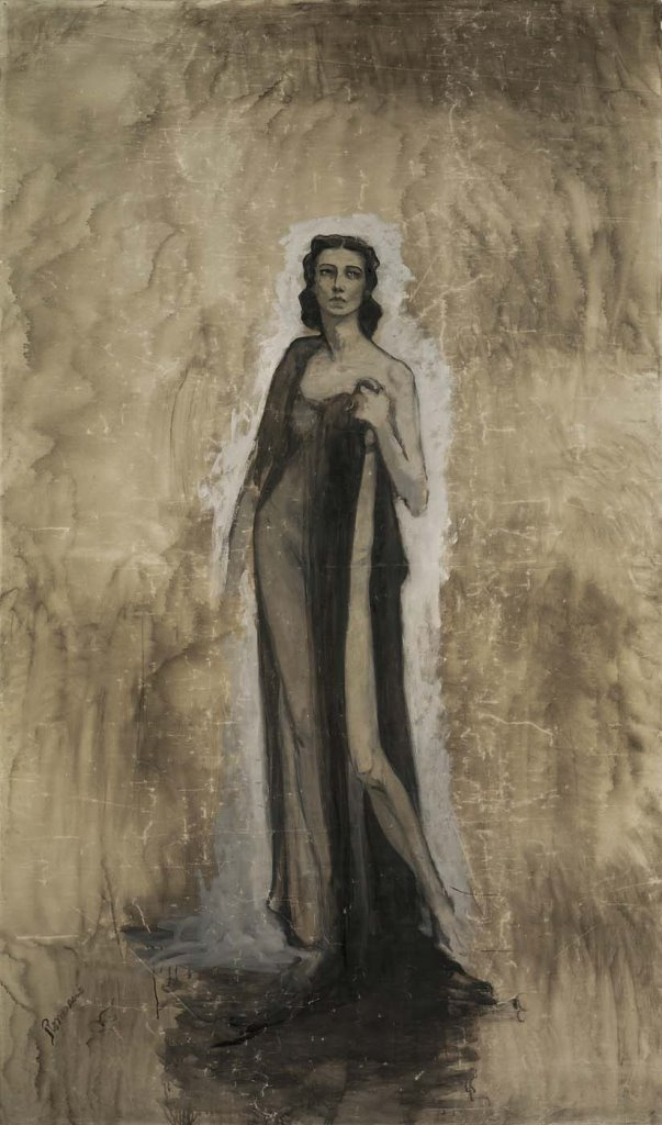 Romaine Brooks. Sketch with Ida Rubinstein