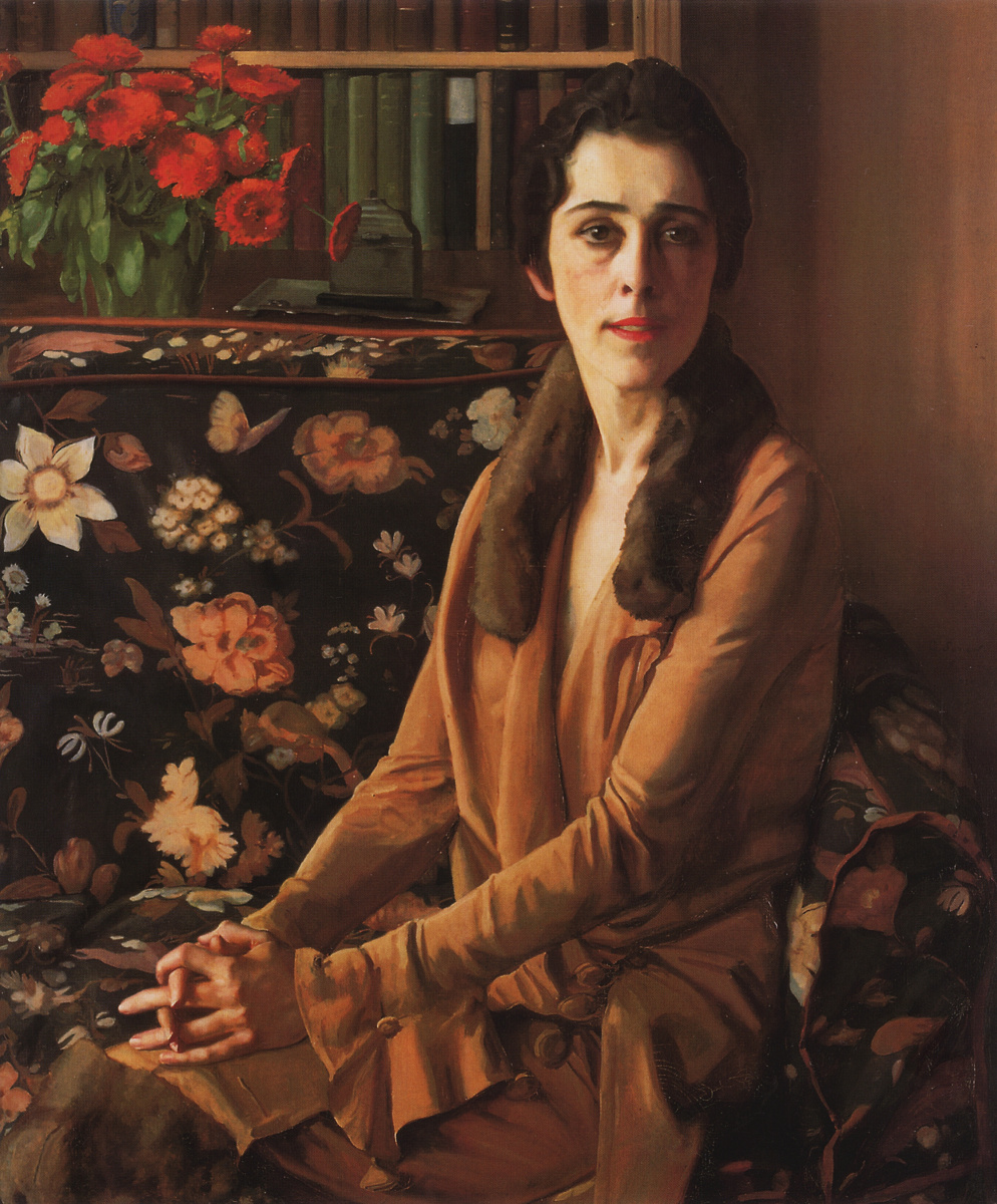 Konstantin Somov. Portrait Of Louise Morgan