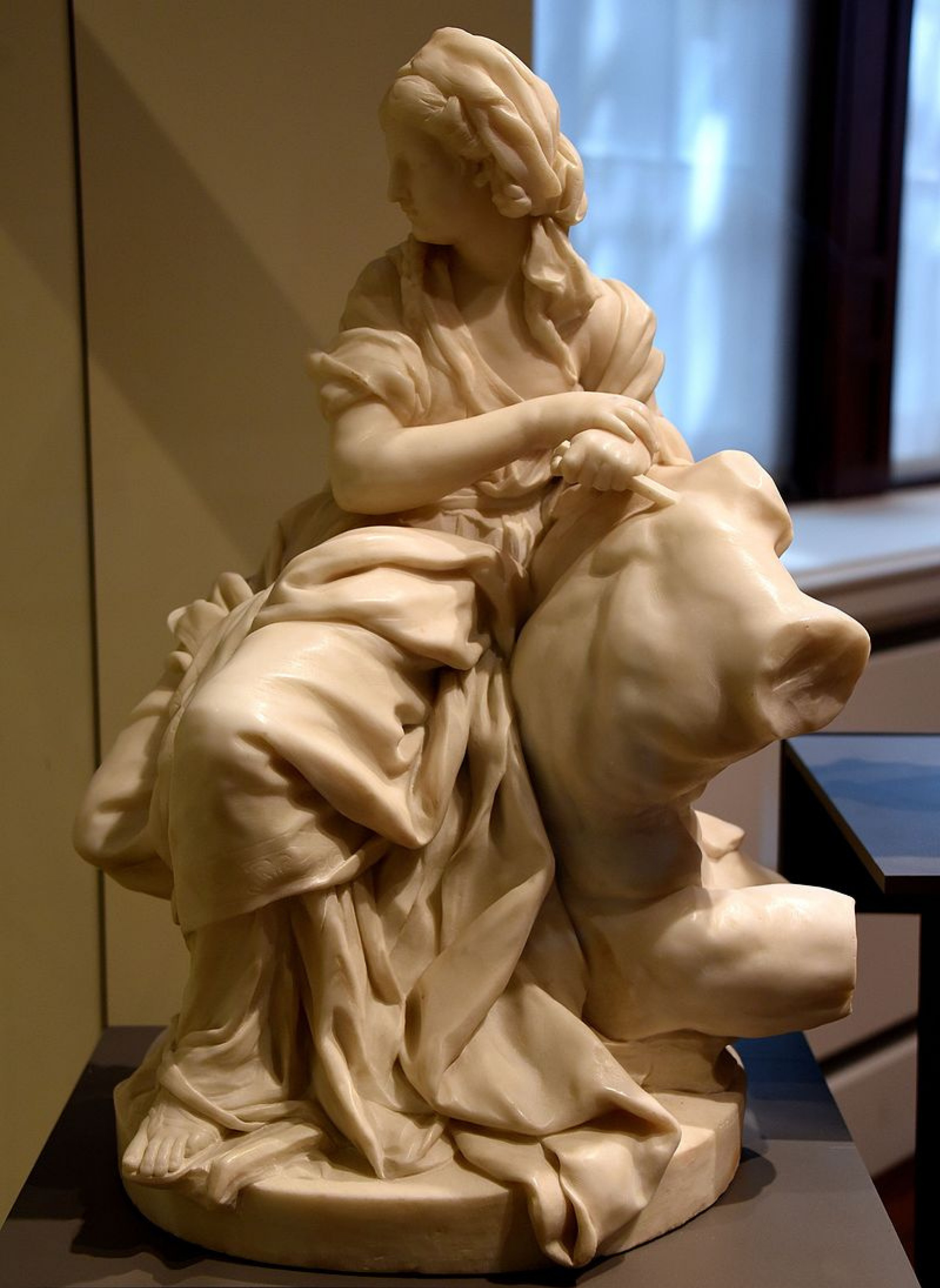 Этьен Морис Фальконе - Аллегория скульптуры, 1746: Описание произведения |  Артхив