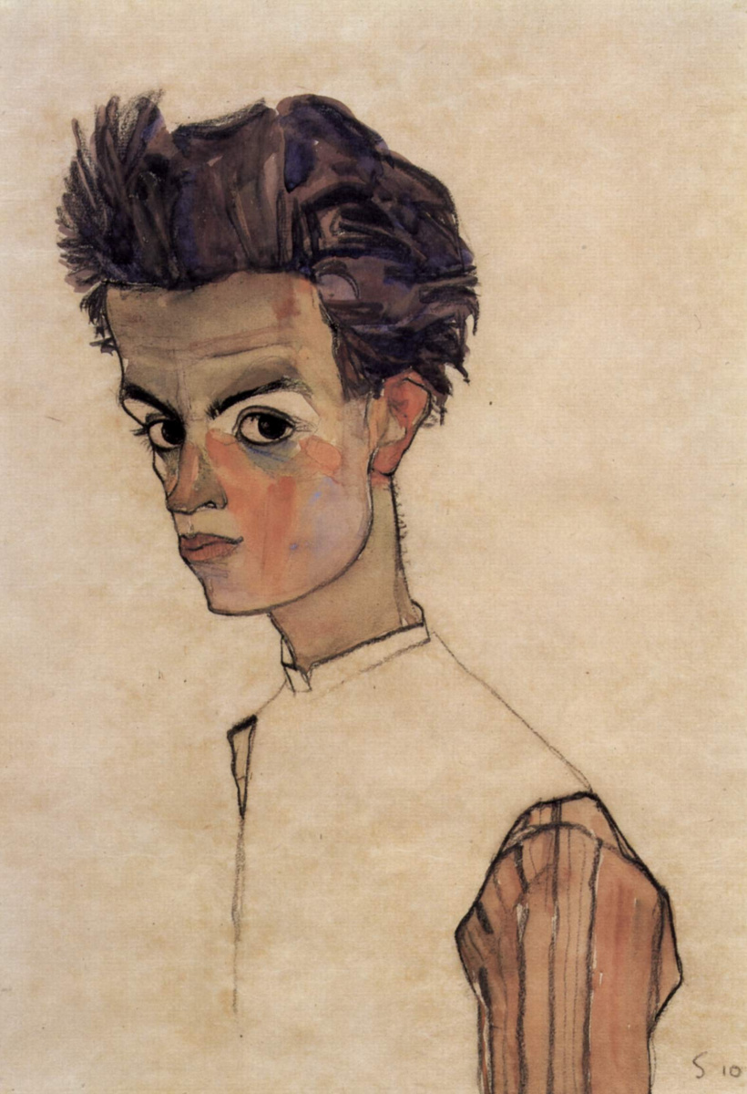 Egon Schiele. Self-portrait
