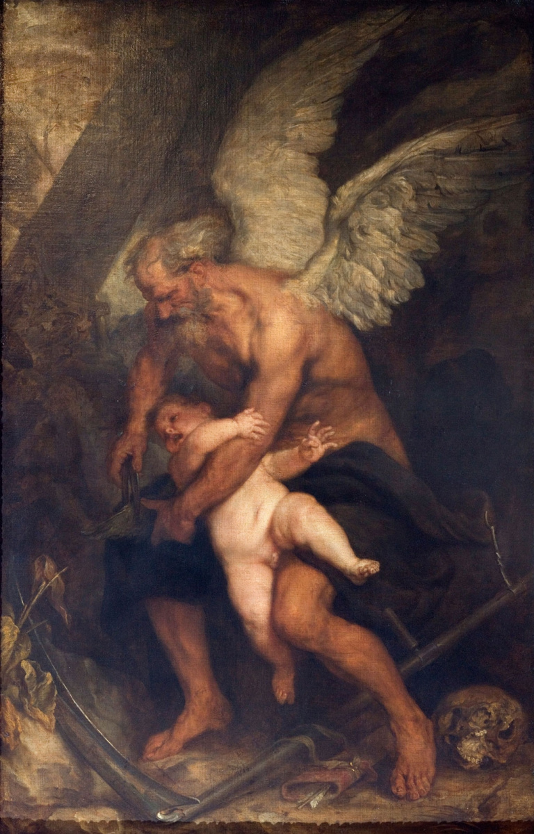 Anthony van Dyck. Time clips the wings of Cupid
