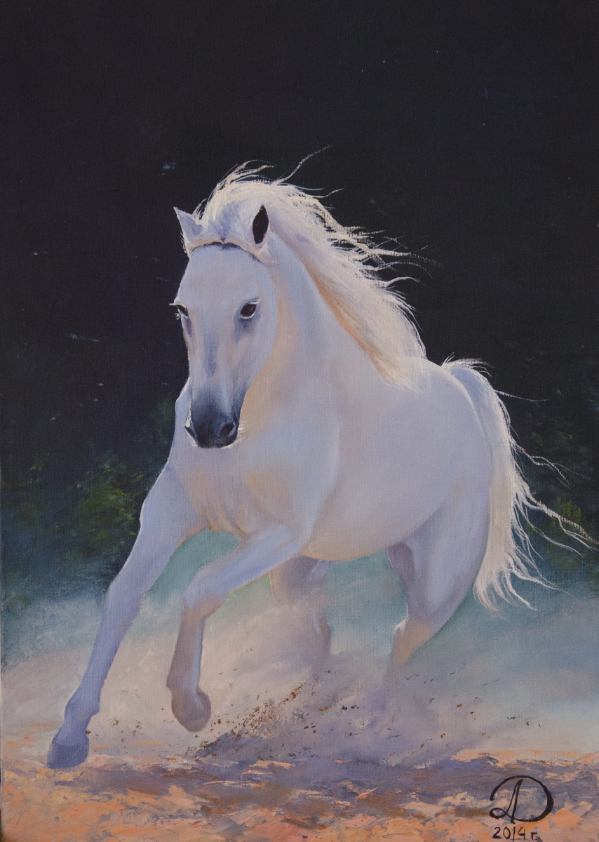 Dulat Abduldinov. White horse