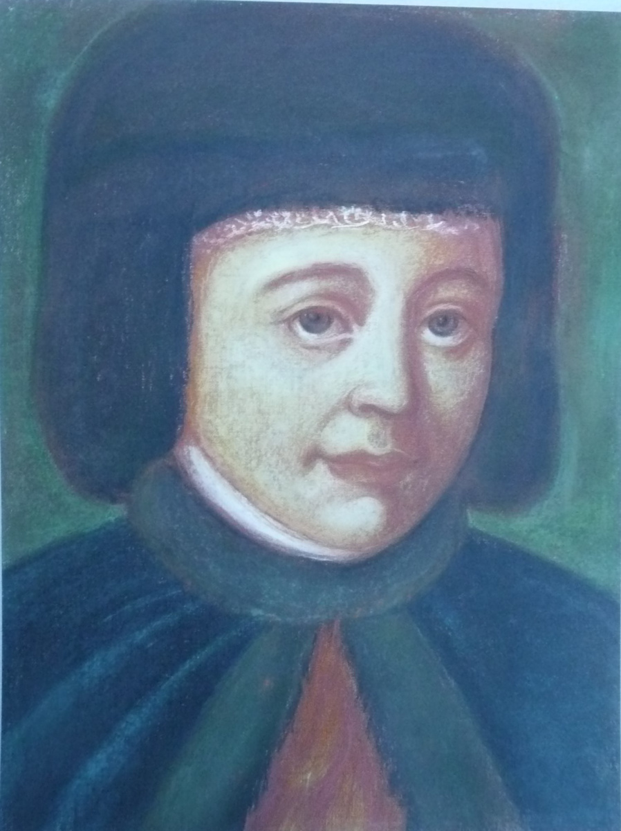 Natalia Bulatkina. A copy of the Parsuna.Portrait Of Naryshkina N. To.