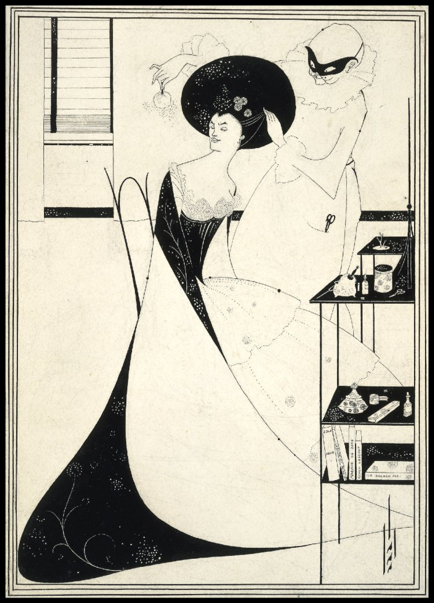 Aubrey Beardsley- John the Baptist and Salome, 1893–4 (published 1907) -  English Artist - English Art - Pin