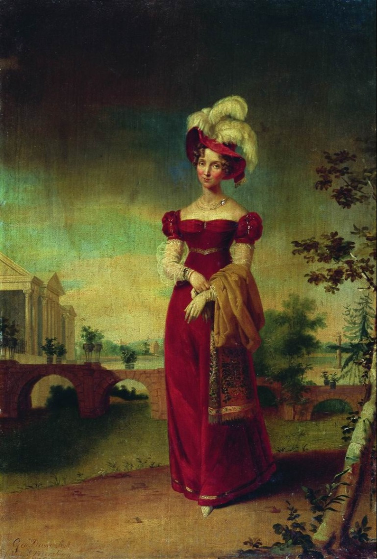 George Dow. Portrait of Empress Elizabeth Alexeyevna