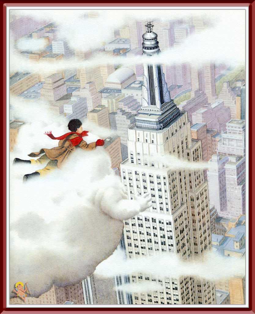 David Wiesner. Flying over the skyscrapers