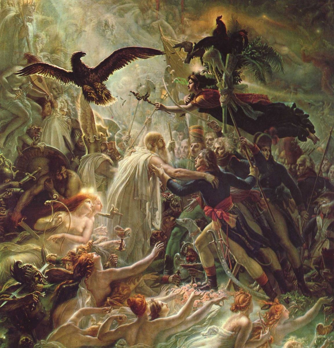 Anne-Louis Girode de Russi-Triosone. The apotheosis of the French heroes who died in the war for independence of the Motherland