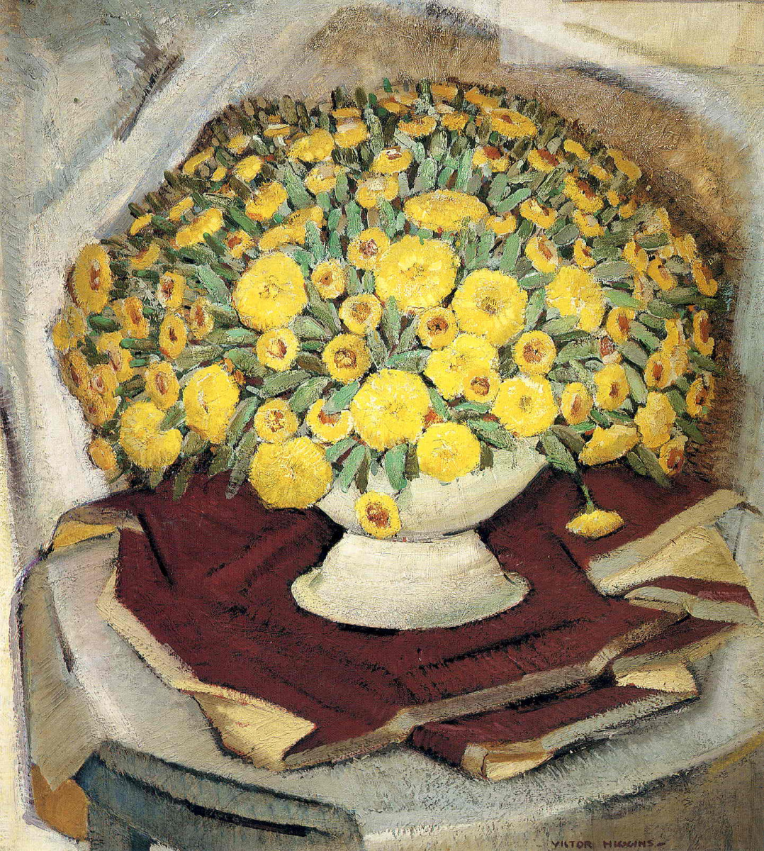 Victor Higgins. Yellow bouquet