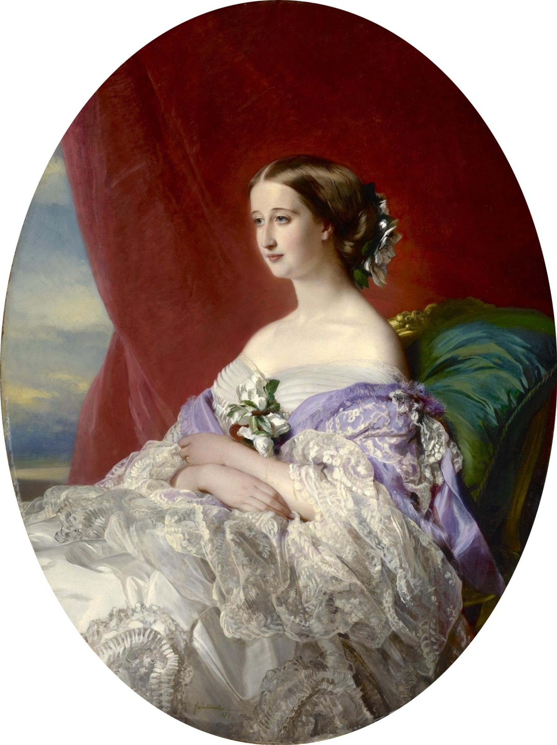 Eugénie de Montijo, Empress of France, 1857 - Franz Xaver Winterhalter 