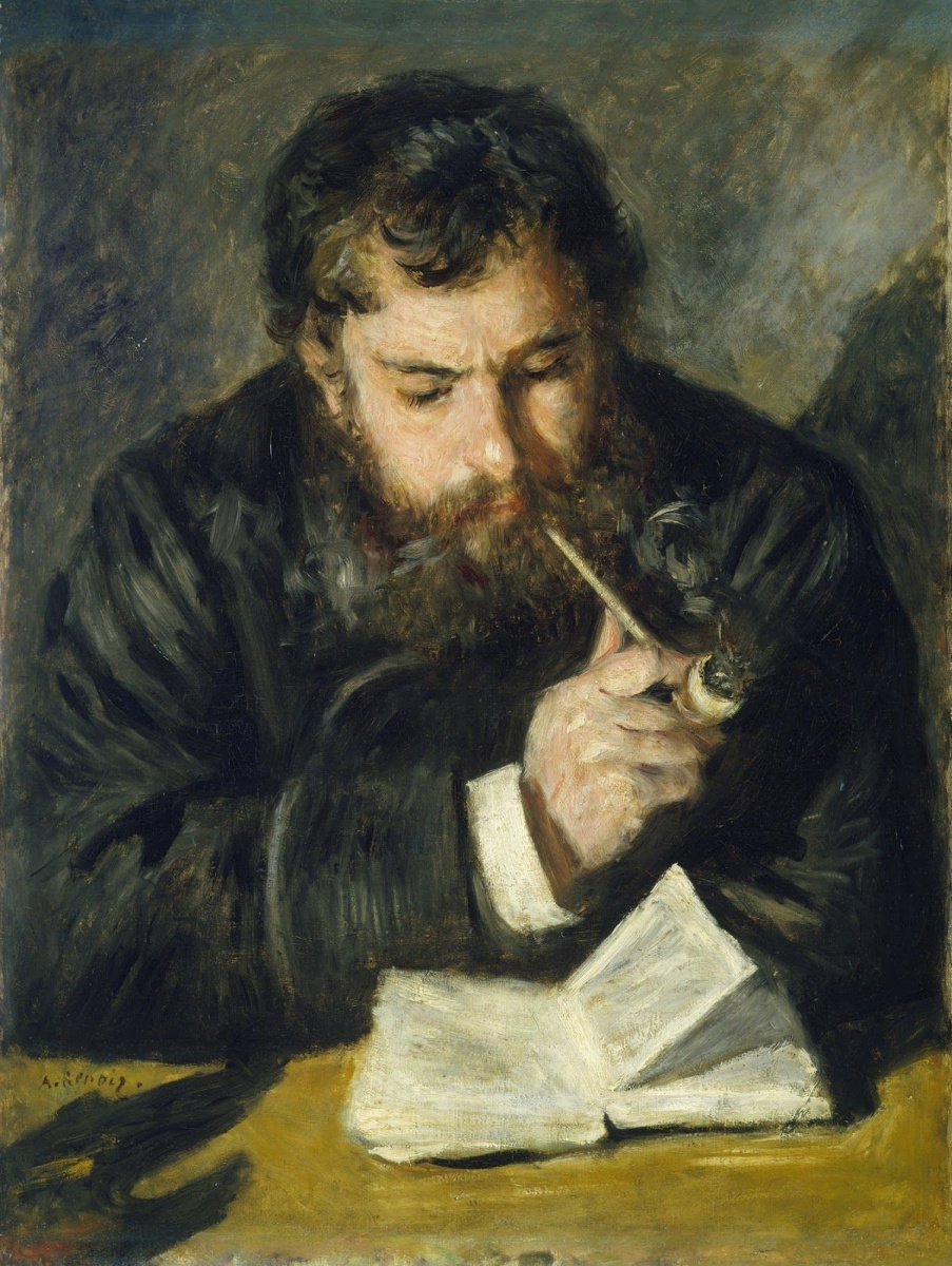 Pierre-Auguste Renoir. Claude Monet reading