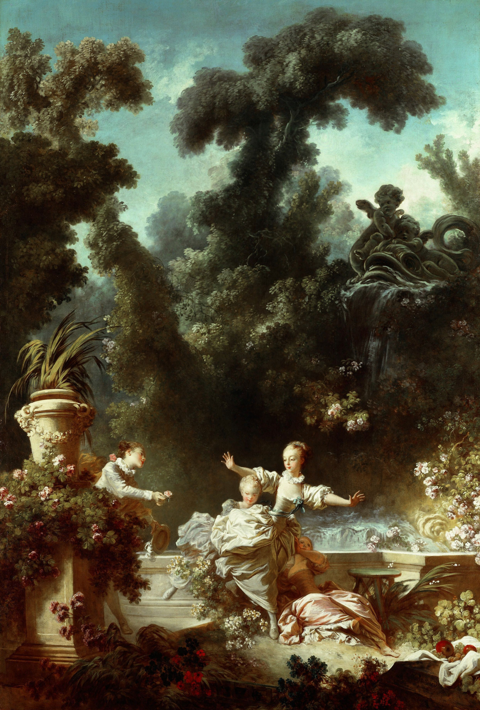 Psyche and her Sisters, Jean-Honore Fragonard –