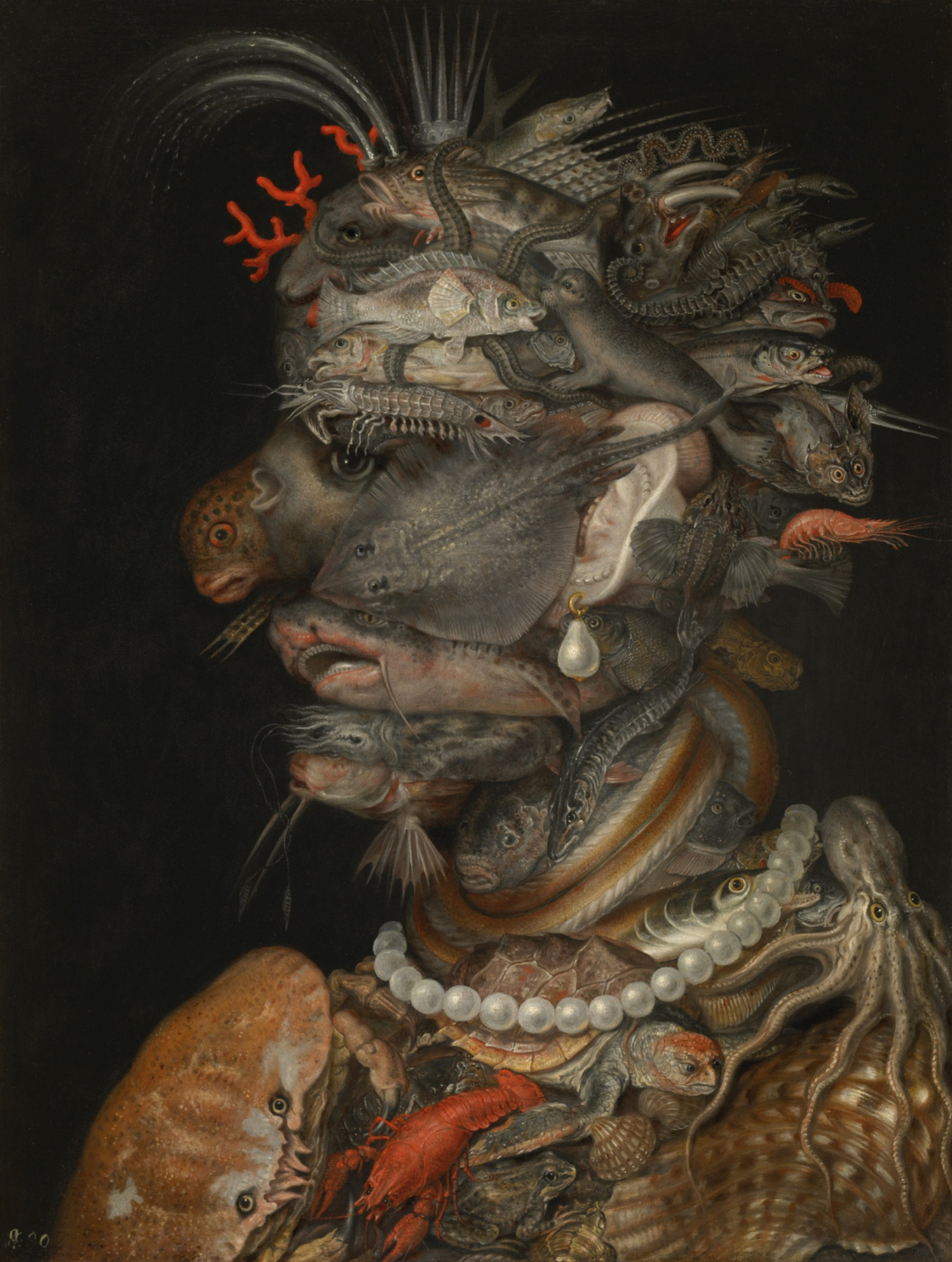 Buy a digital copy: Giuseppe Arcimboldo - Quatre éléments. De leau, Vienna  | Artchive